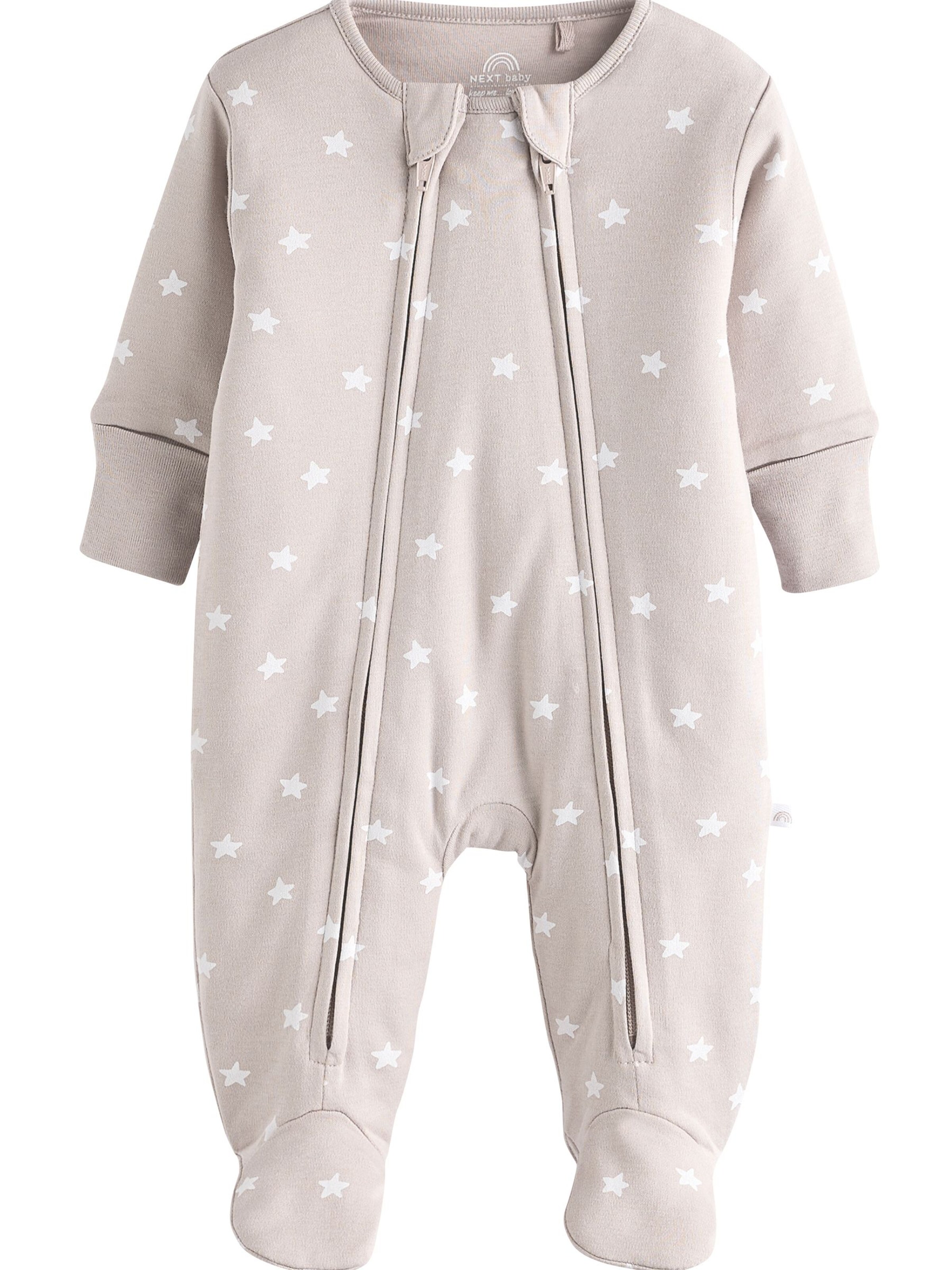 Next Schlafanzug in Beige: Vorderseite