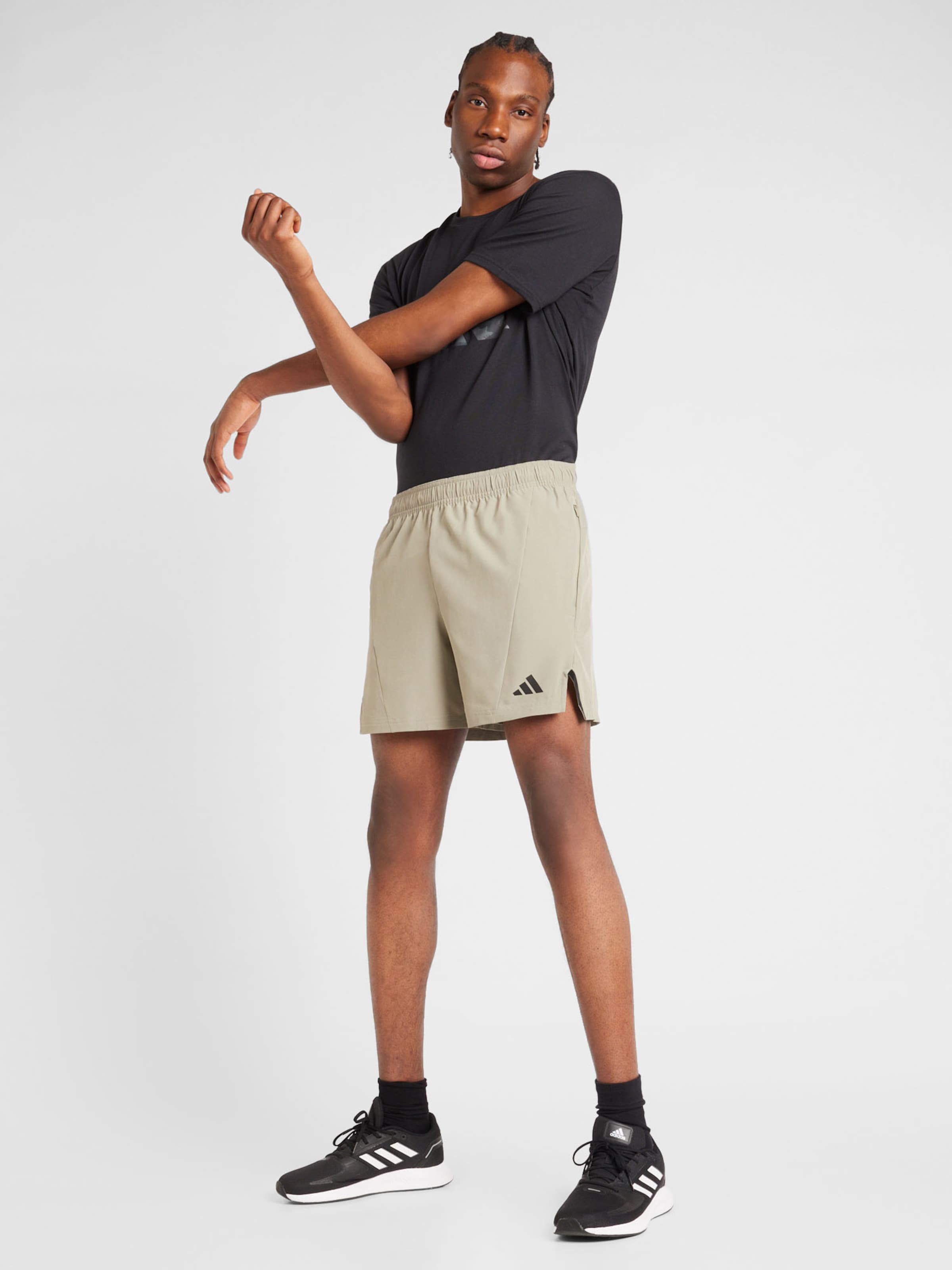 ADIDAS PERFORMANCE Regular Sportbroek 'Designed For Training' in Greige |  ABOUT YOU