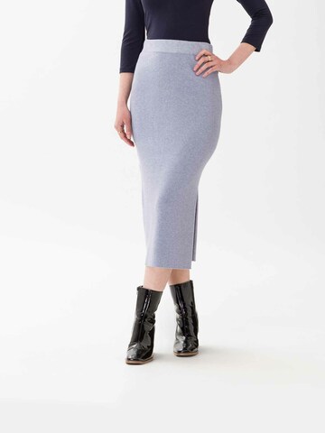 Les Lunes Skirt 'Rosie' in Blue: front