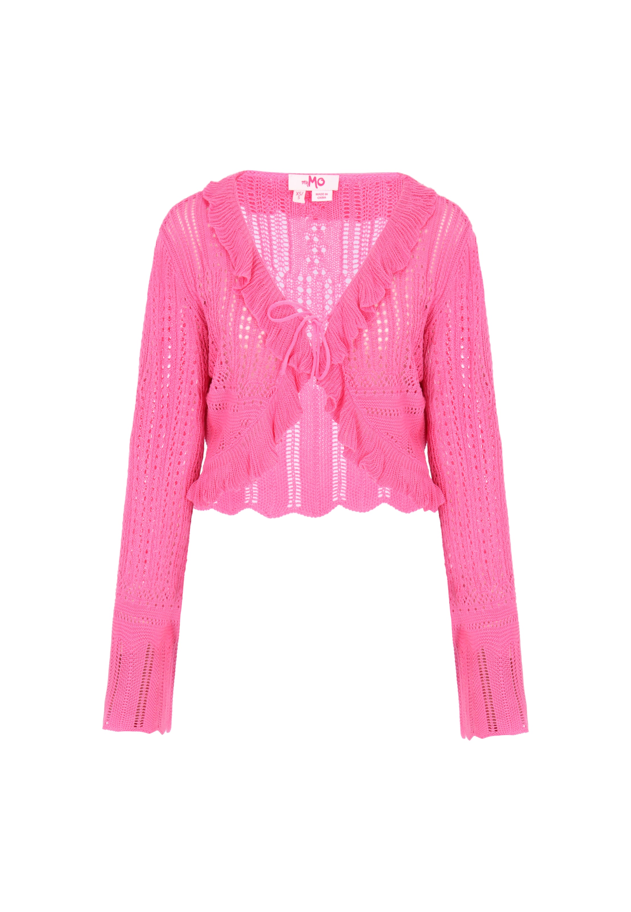 Cardigan 'Young Fashion' MYMO en rose : devant