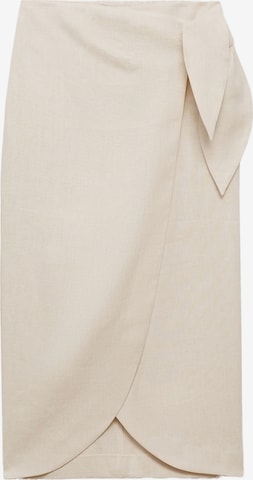 MANGOSuknja - bež boja: prednji dio