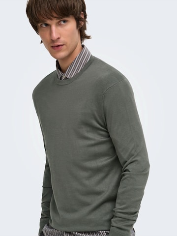 Only & Sons Свитер 'ONSWYLER' в Зеленый