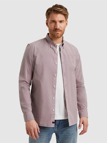 PME Legend Overhemd 'American Classic shirt' in Lila: voorkant