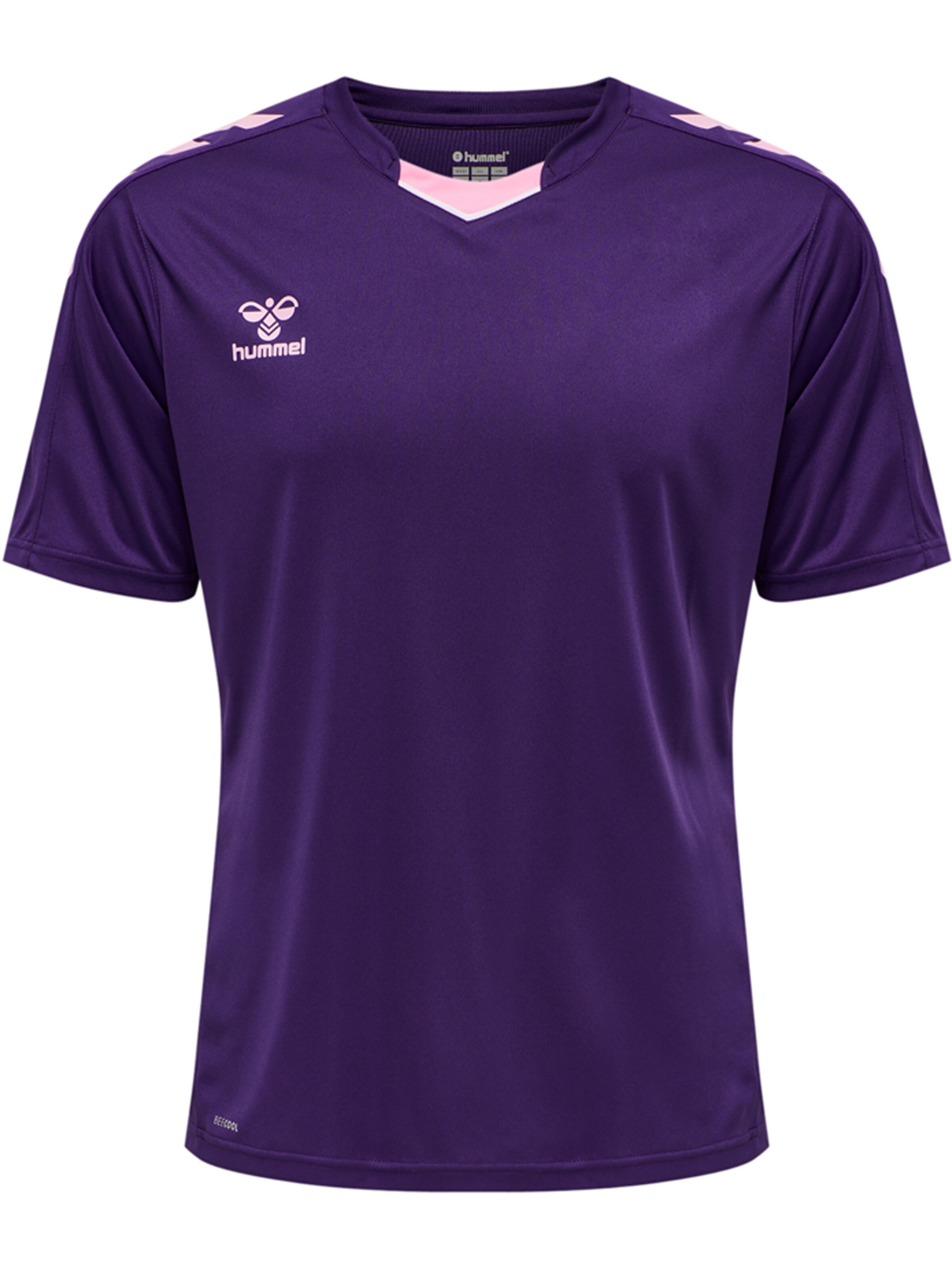 Hummel - Camiseta de fútbol en lila: frente