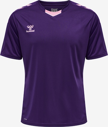 T-Shirt fonctionnel Hummel en violet : devant