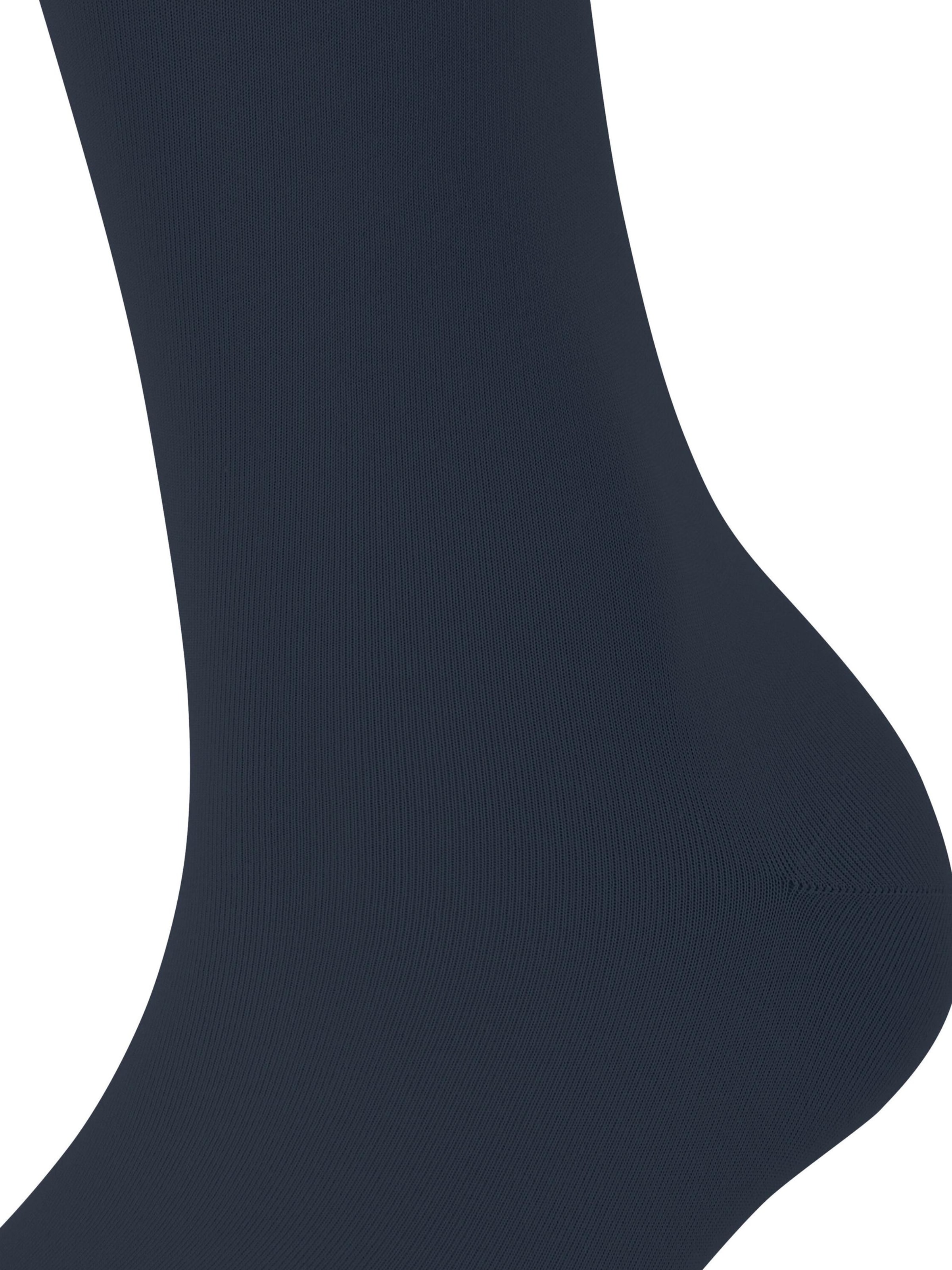 FALKE Knee High Socks 'Cotton Touch' in Blue