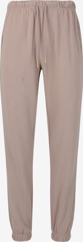 ENDURANCE Workout Pants 'Sartine' in Beige: front