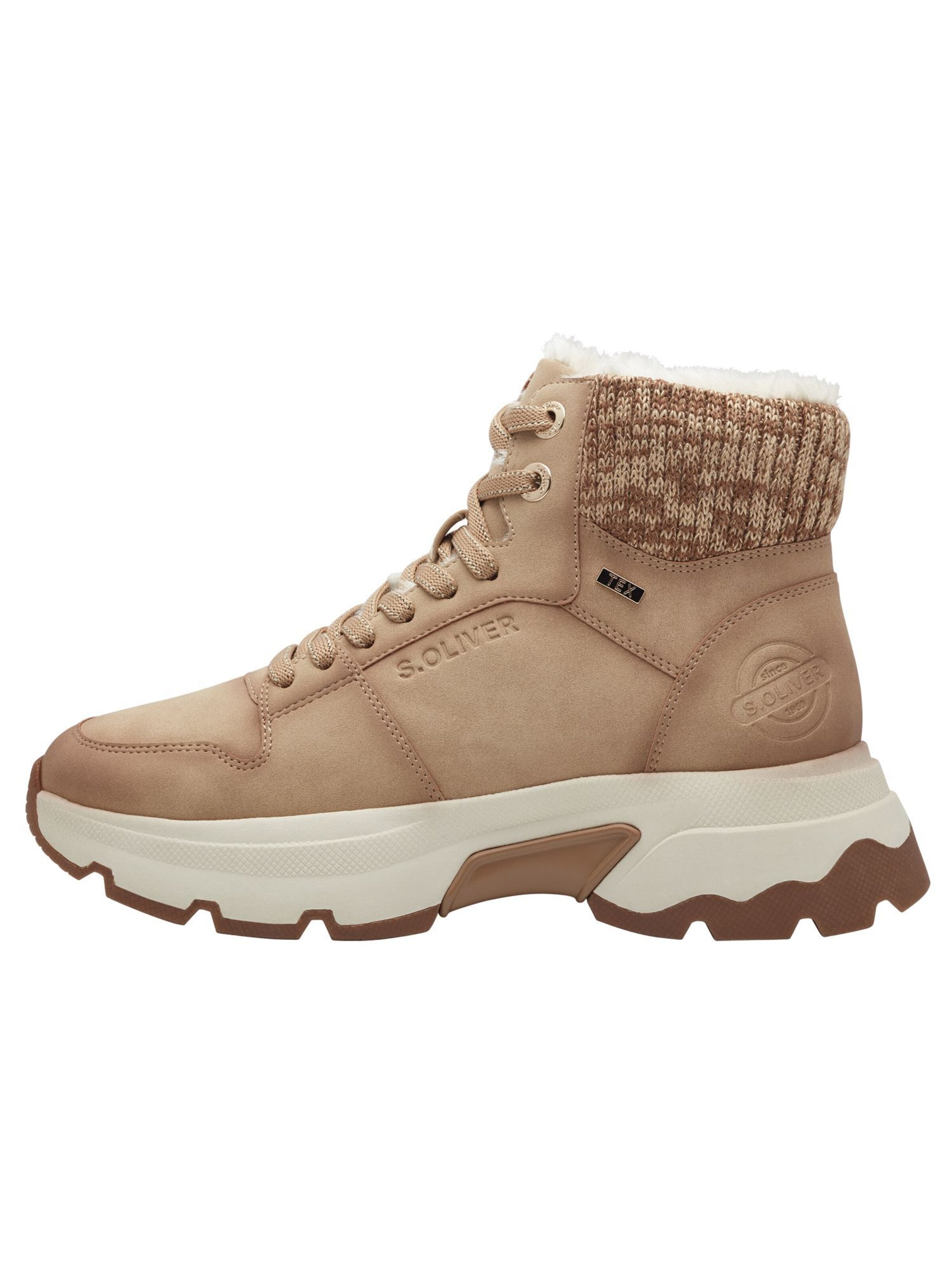 s.Oliver Stiefelette in Beige
