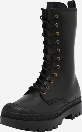 COACH Bottes à lacets 'Tasha' en noir, Vue avec produit