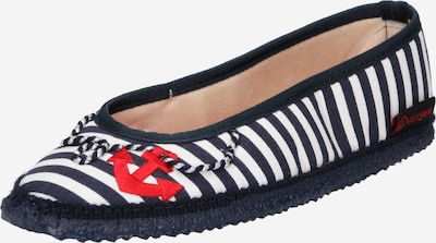 GIESSWEIN Slip-ons 'Lenningen' in Dark blue / Red / White, Item view
