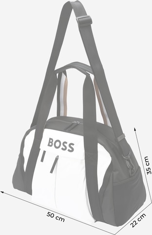 Sac week-end 'Stormy' BOSS Black en blanc