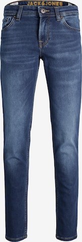 Coupe slim Jean 'Glenn' Jack & Jones Junior en bleu : devant