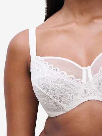 Chantelle BH 'Floral Touch' in Wit