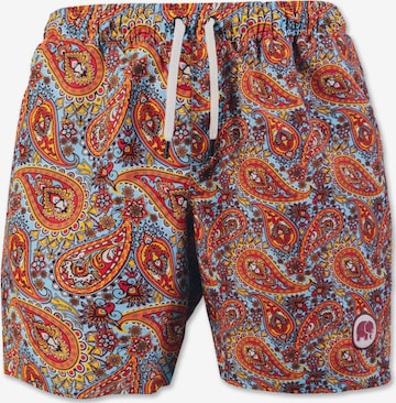 Trendsplant Uimashortsit ' SEAQUAL®YARN SWIM TRUNKS ' värissä sininen: etupuoli
