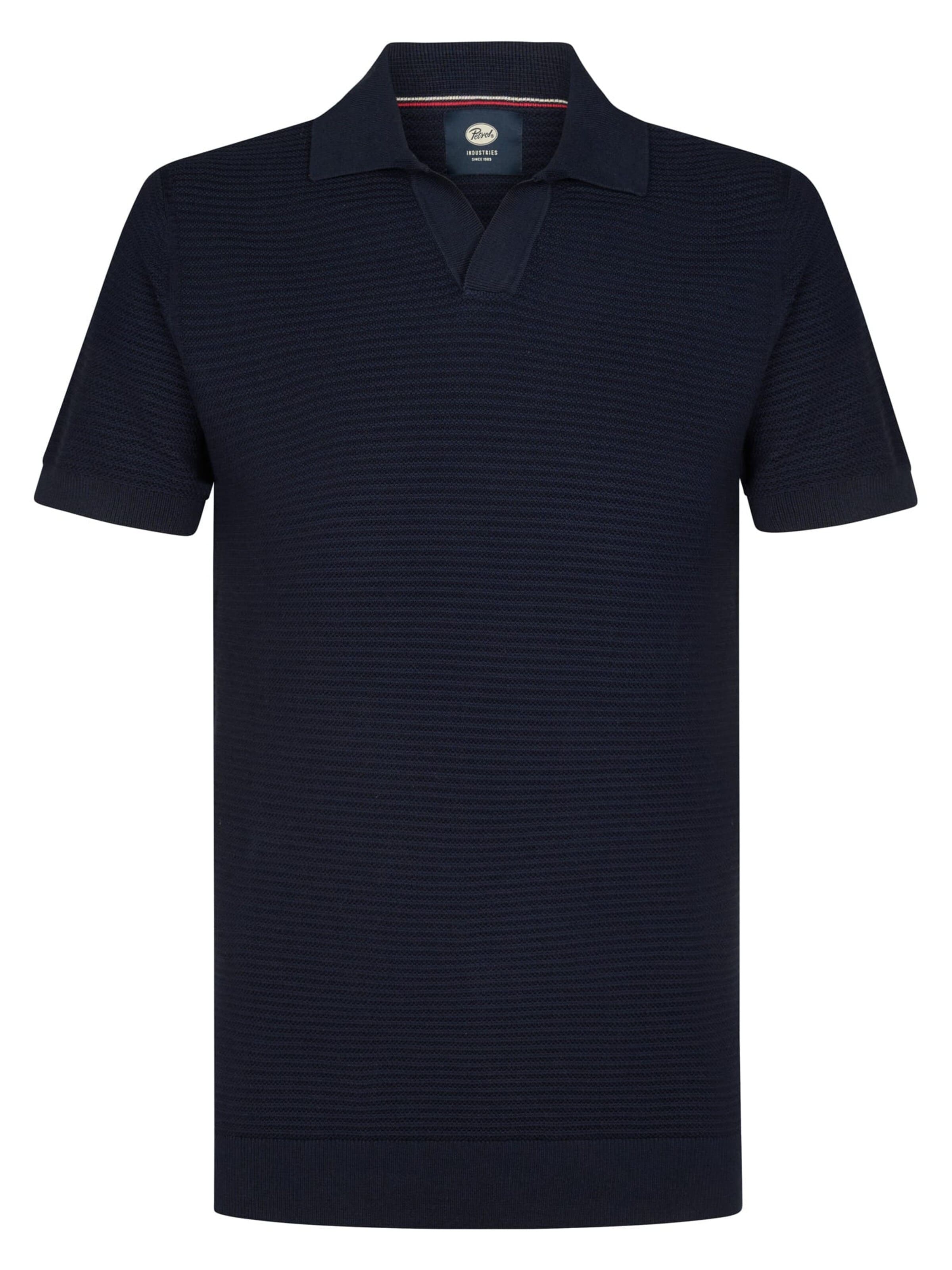 PETROL INDUSTRIES MEN Shirt in Blauw: voorkant
