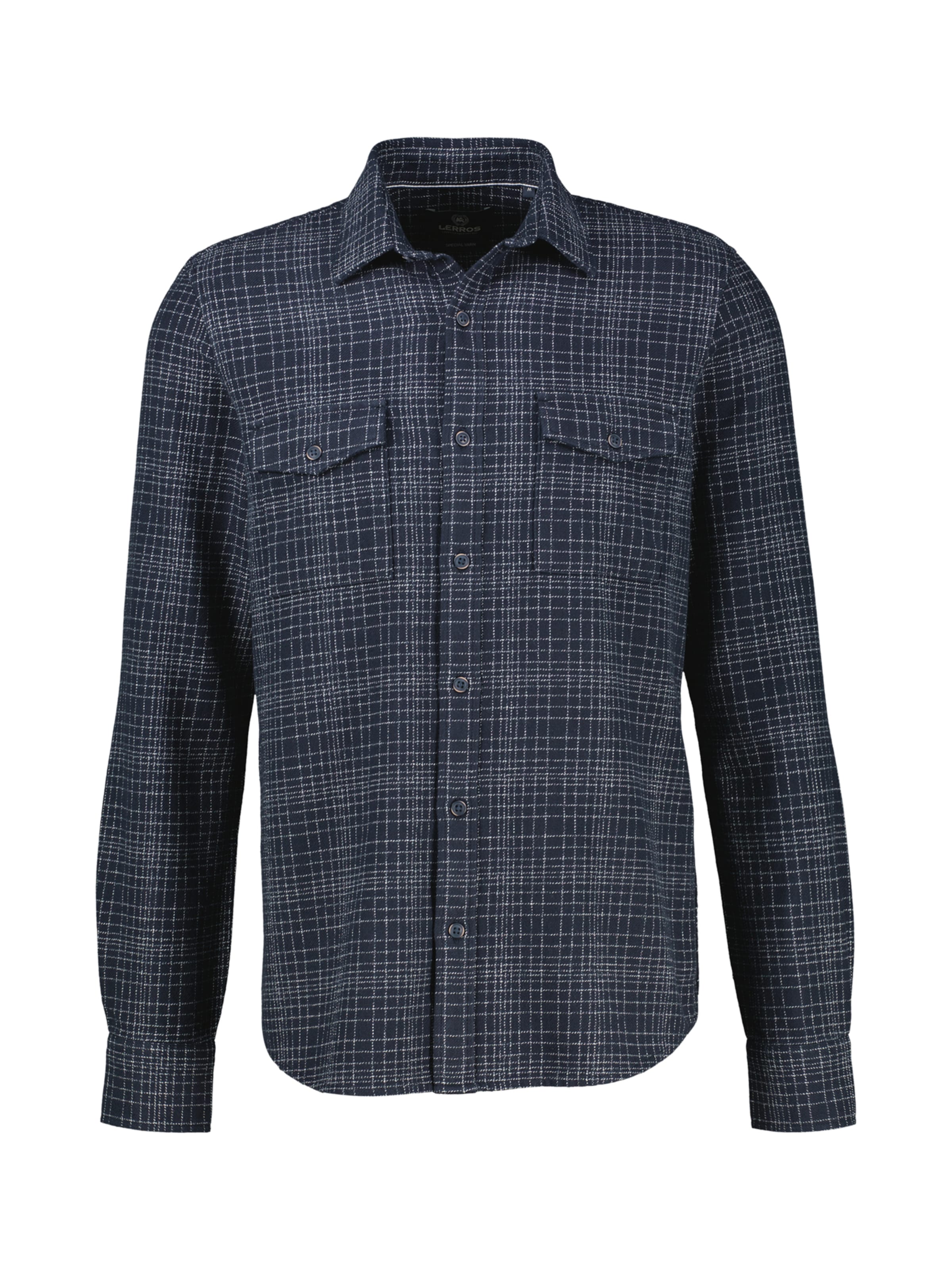 LERROS Regular Fit Hemd in Blau: Vorderseite