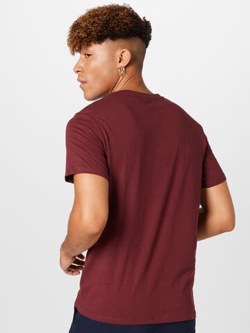 JACK & JONES T-Shirt 'FOAM' in Rot
