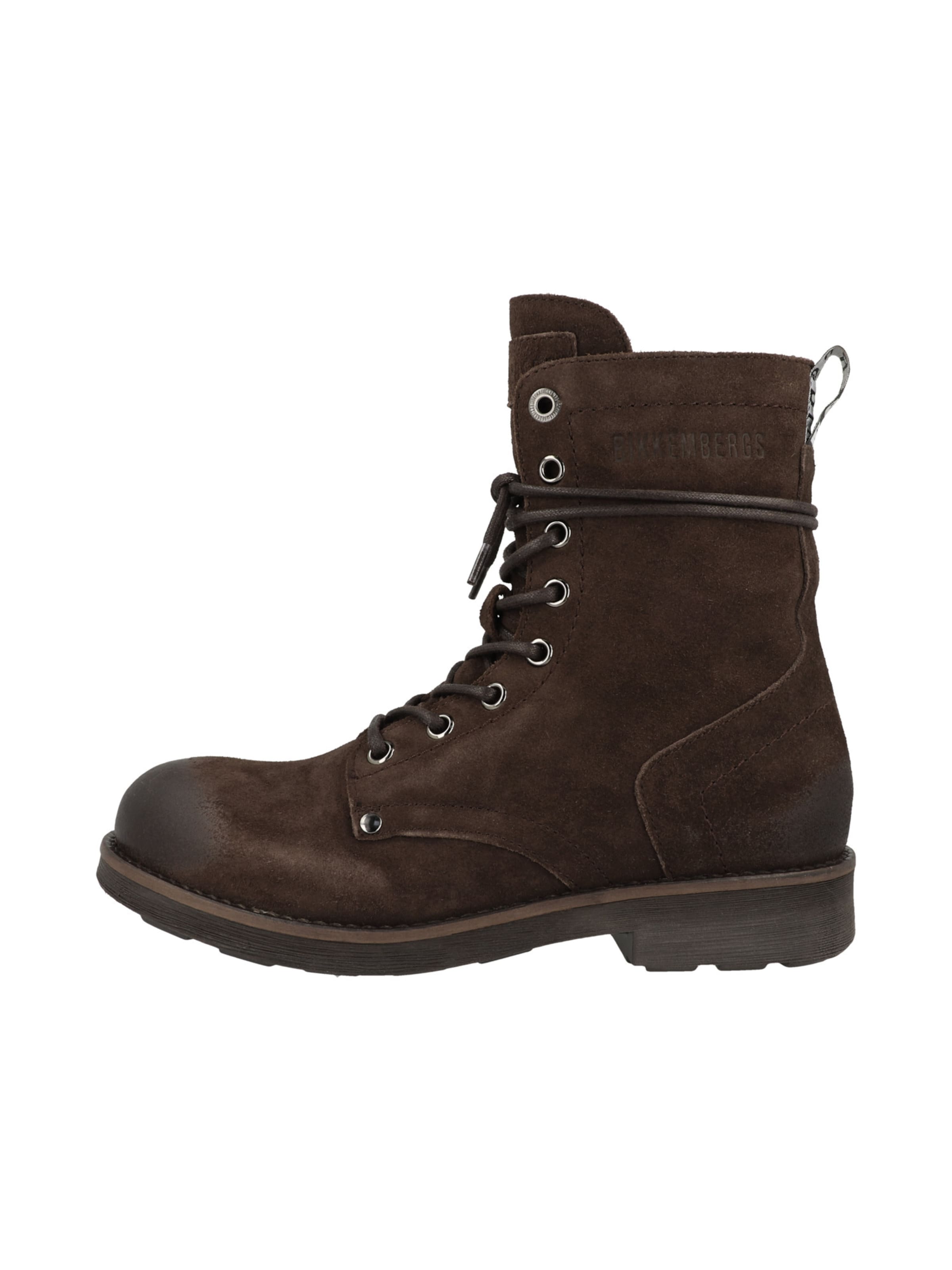BIKKEMBERGS Lace-up bootie in Brown: front