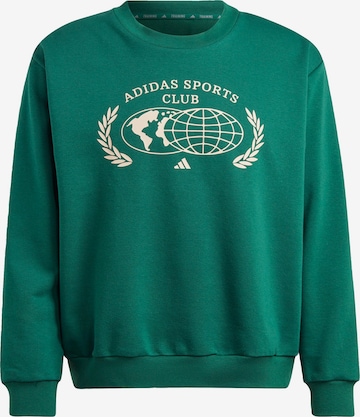 ADIDAS PERFORMANCE - Sweatshirt de desporto 'Sports Club' em verde: frente