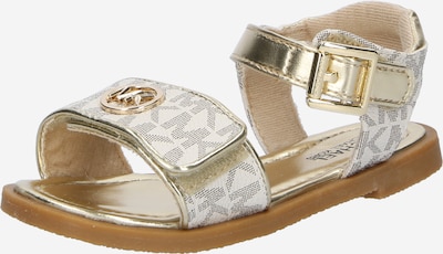 Michael Kors Kids Sandales 'Kieran' en beige / or / noir, Vue avec produit