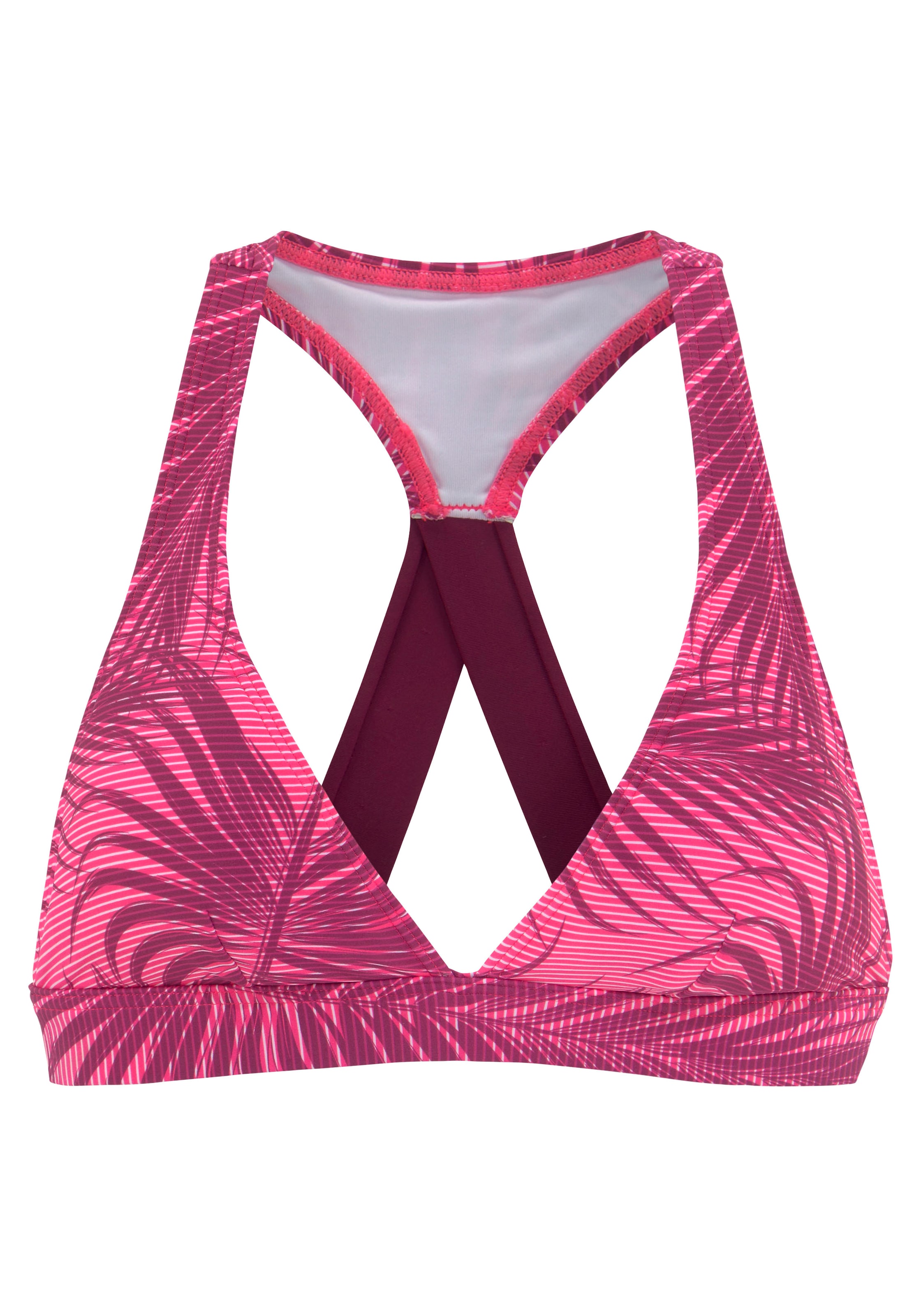 LASCANA ACTIVE Sportbikinitop in Pink: Vorderseite