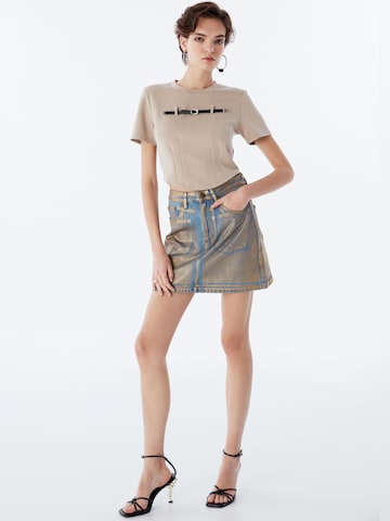 T-shirt Twist en beige