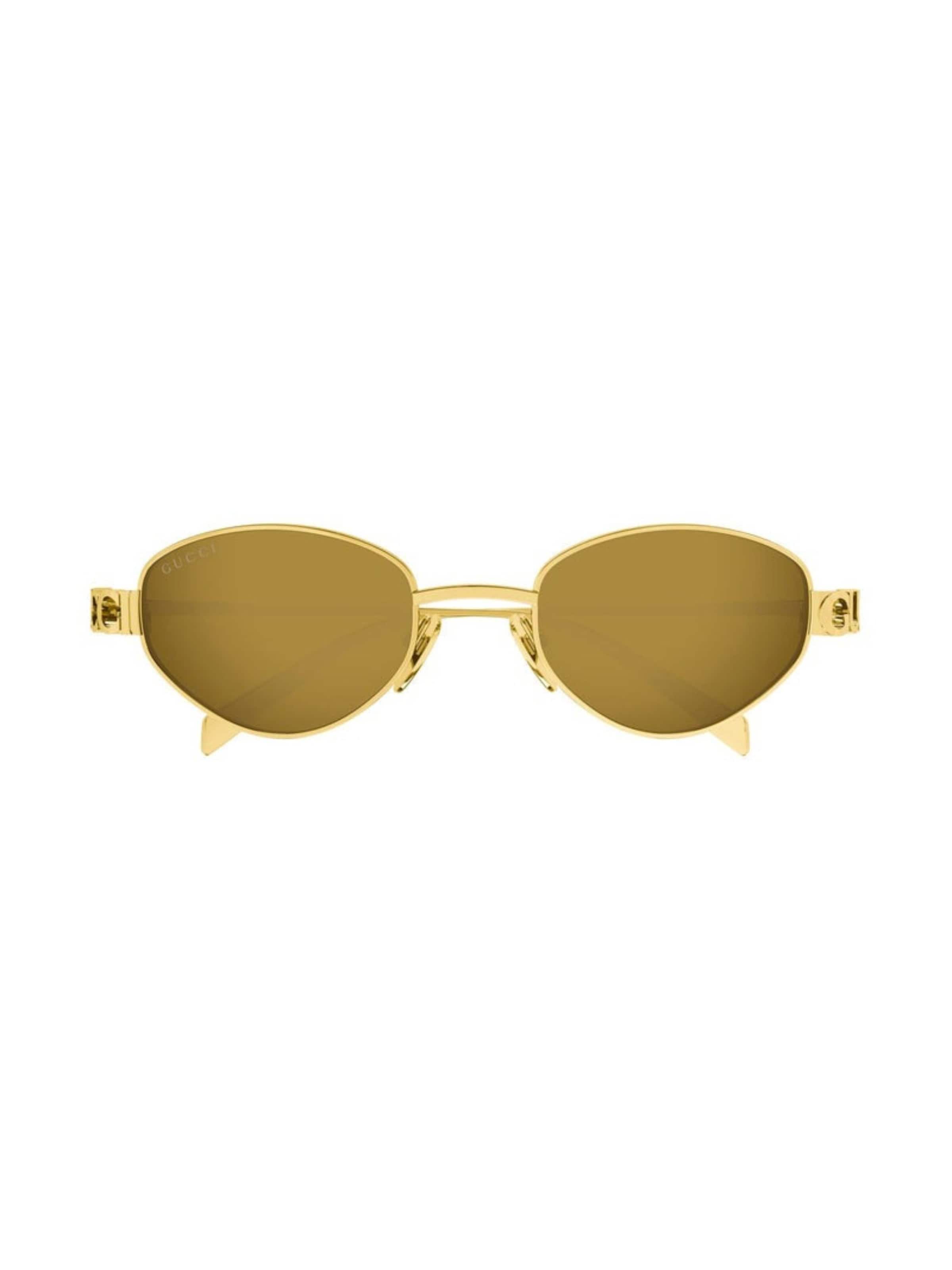 Gucci Sonnenbrille‌‌‌‌‌‌ in Gold: Vorderseite