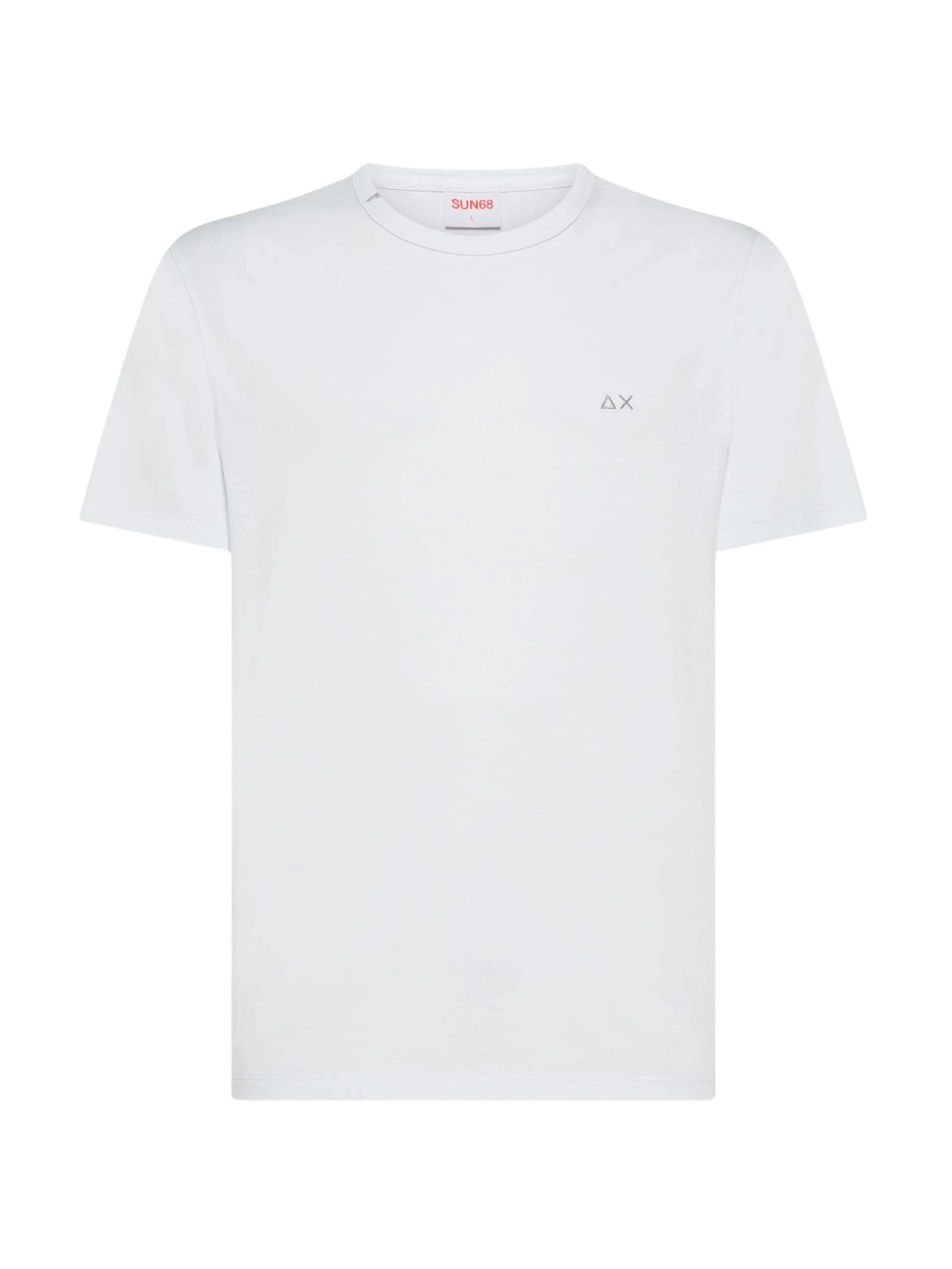 SUN68 Shirt in Wit: voorkant
