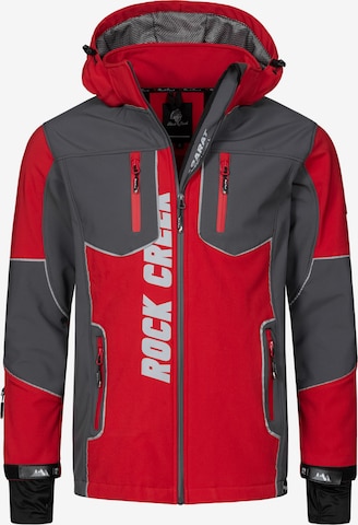 Rock Creek Outdoorjacke in Rot: predná strana