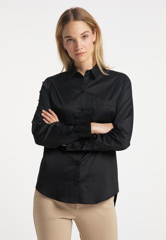 DreiMaster Klassik Blouse in Black: front