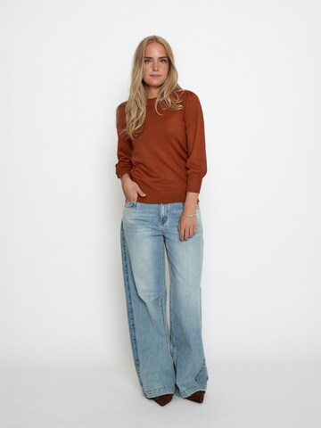 minus Top 'Mersin' in Brown