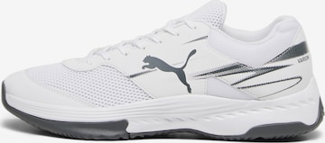 PUMA Athletic Shoes in White: front