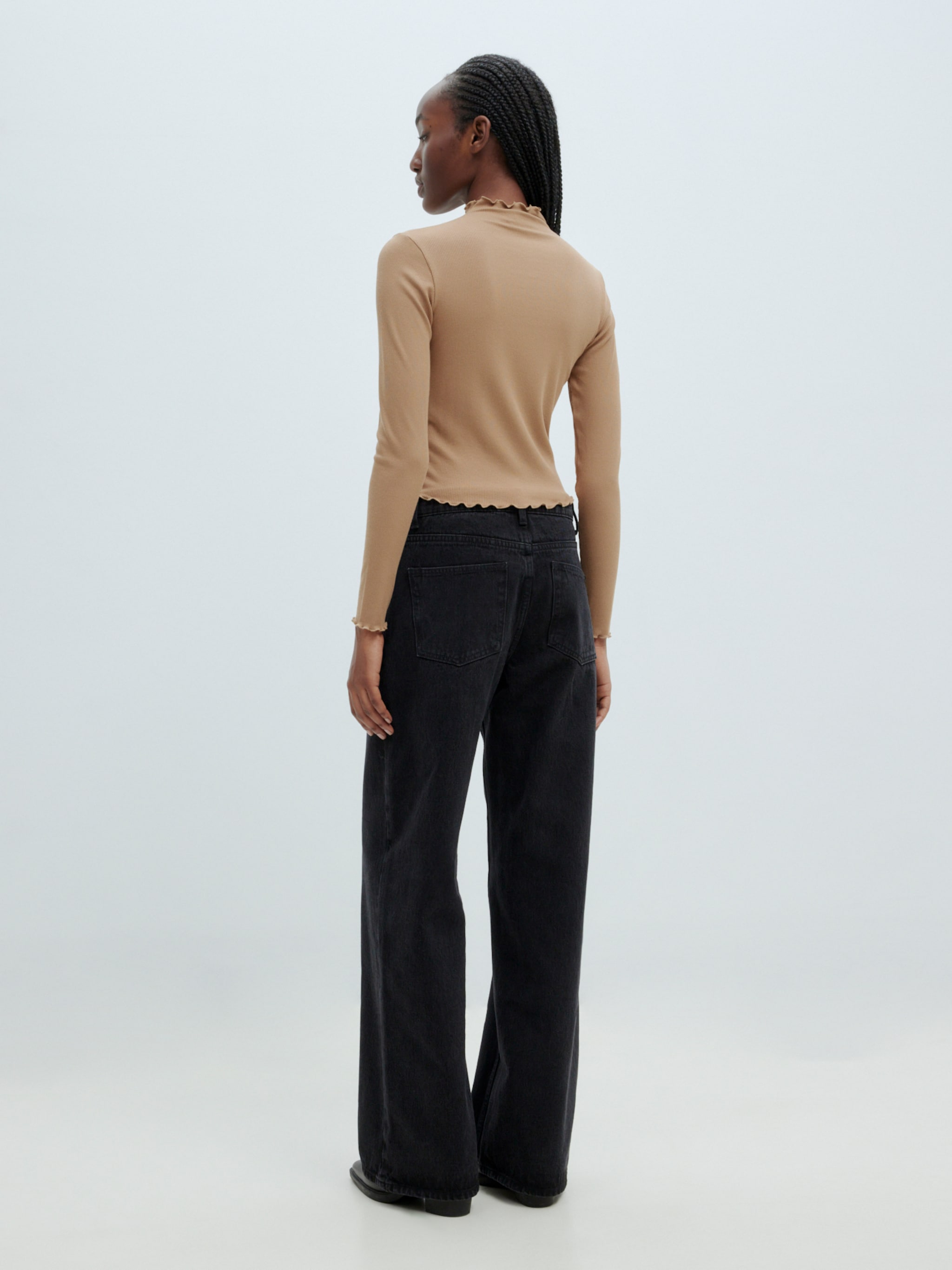 EDITED Producten Shirt 'Daniela' Lichtbruin