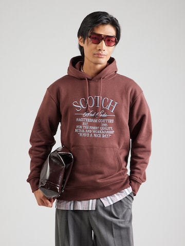 Felpa di SCOTCH & SODA in marrone: frontale