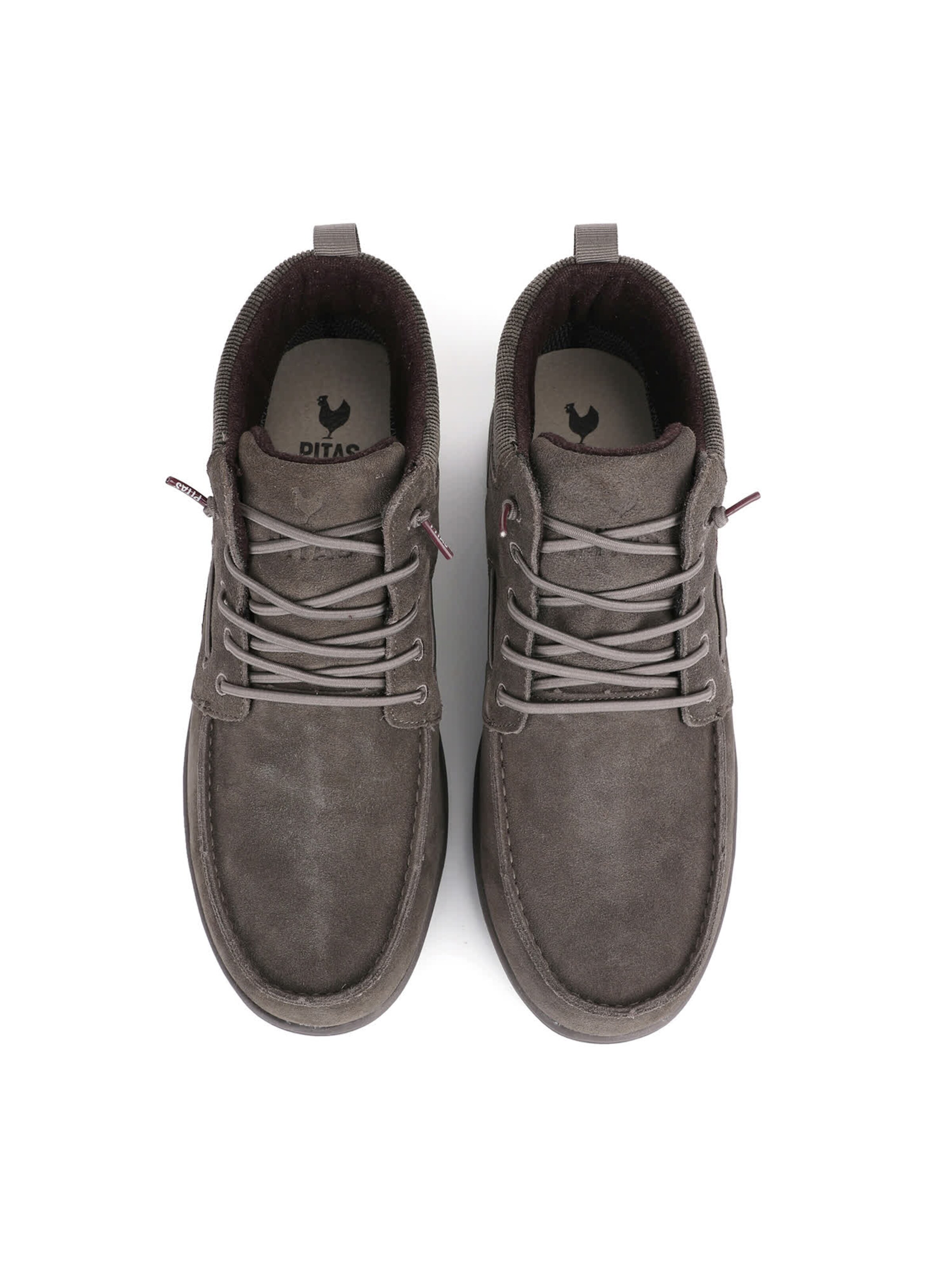Walk In Pitas Lace-up boots 'Kent II' in Grey: top