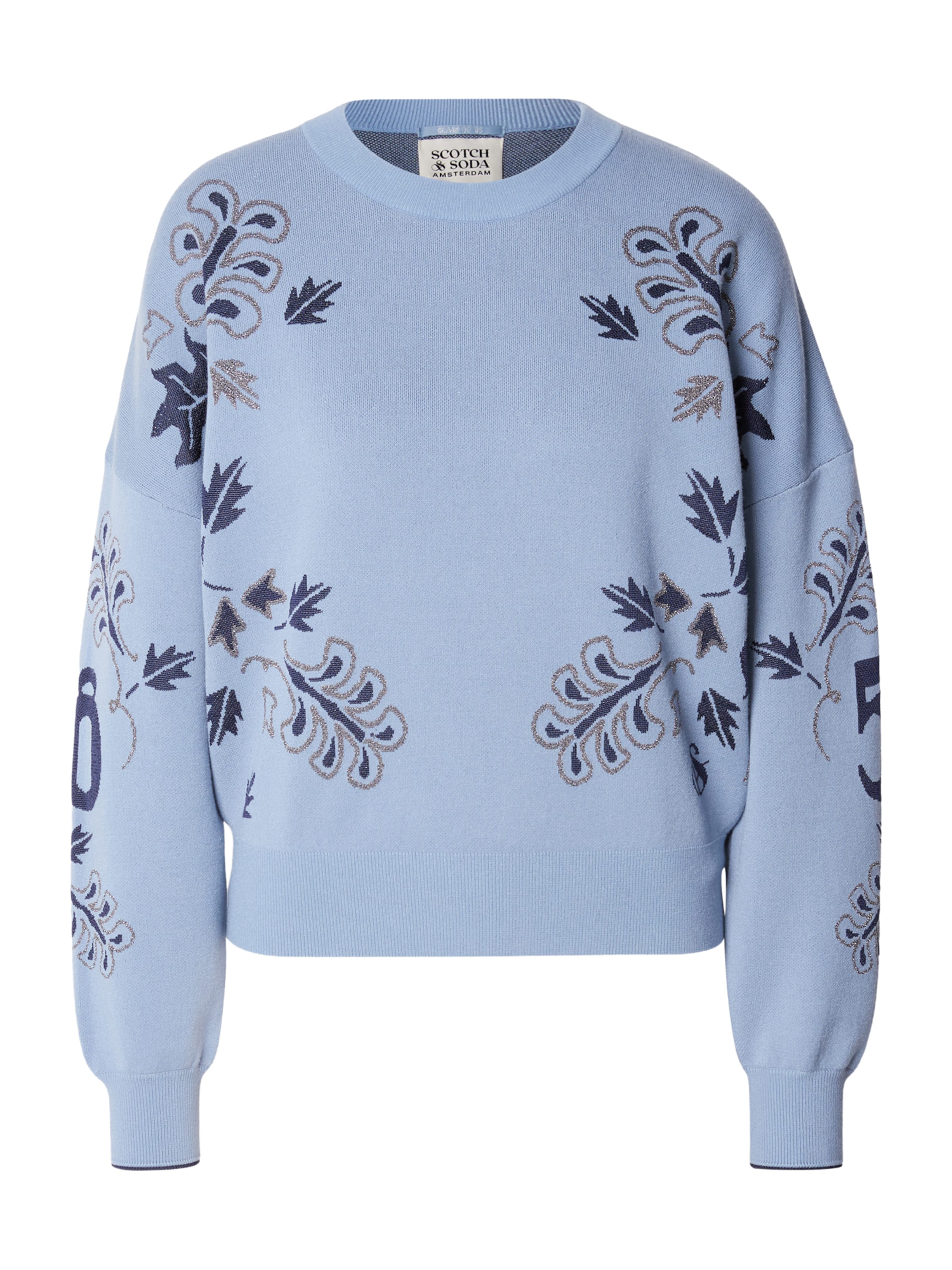 Pull-over SCOTCH & SODA en bleu : devant
