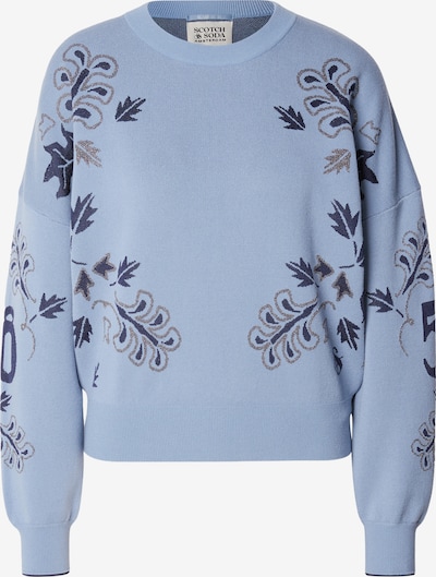 Megztinis iš SCOTCH & SODA, spalva – tamsiai mėlyna jūros spalva / šviesiai mėlyna / Auksas, Prekių apžvalga