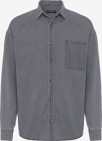 Redbridge Regular fit Button Up Shirt in Grey: front