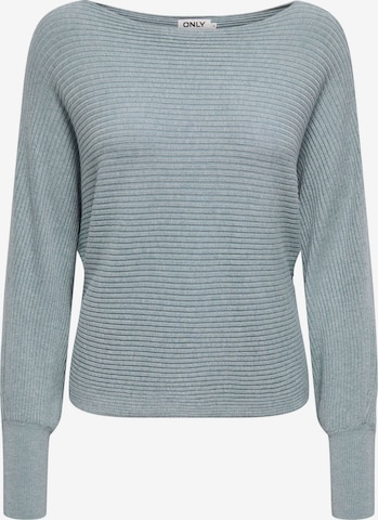 Pull-over 'ONLADALINE' ONLY en bleu : devant
