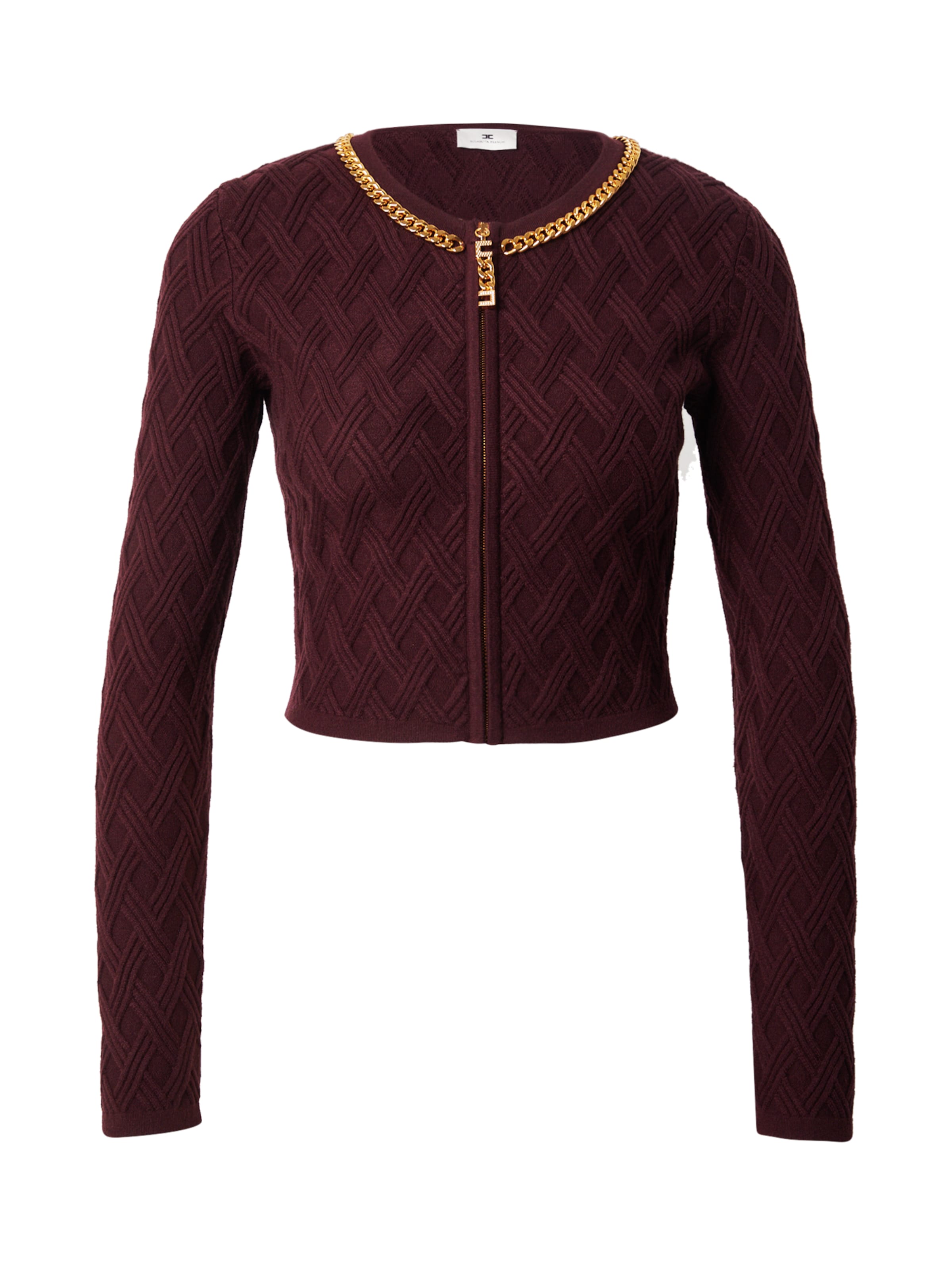 Elisabetta Franchi Kofta i röd: framsida