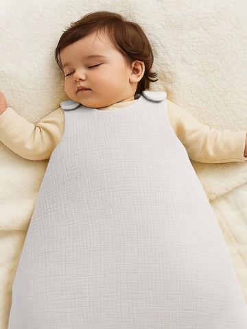 PAPATE - Saco de dormir 'Organic Cotton Winter Sleeping Bag' en blanco
