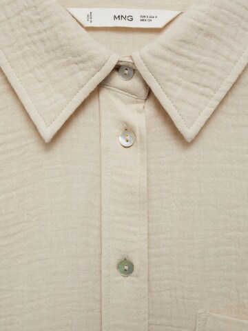 MANGO Blouse 'Gauza' in Beige