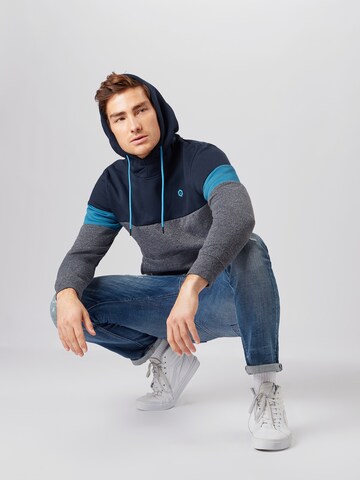 JACK & JONES Regularny krój Bluzka sportowa 'MART' w kolorze niebieski