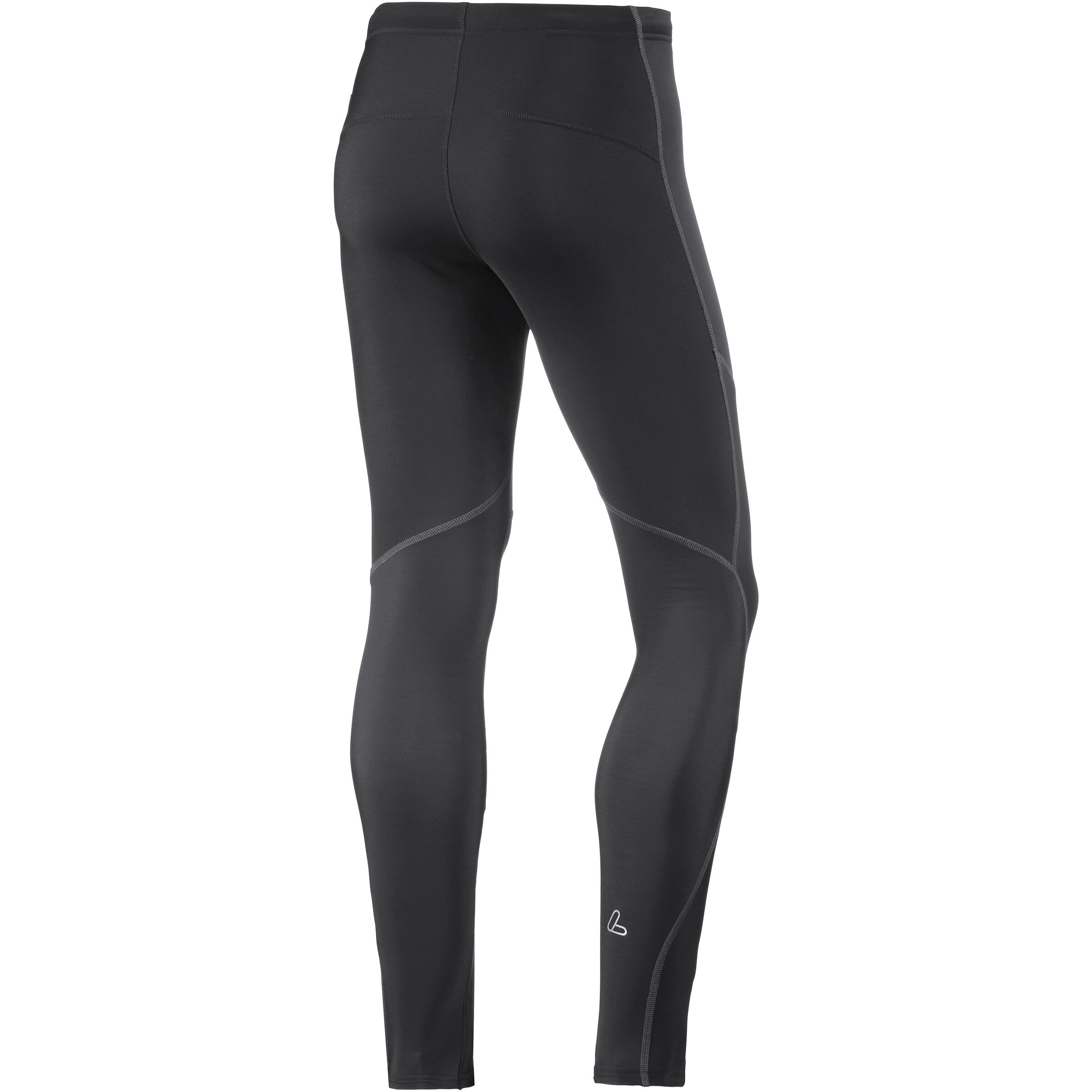 Löffler Skinny Sporthose in Schwarz