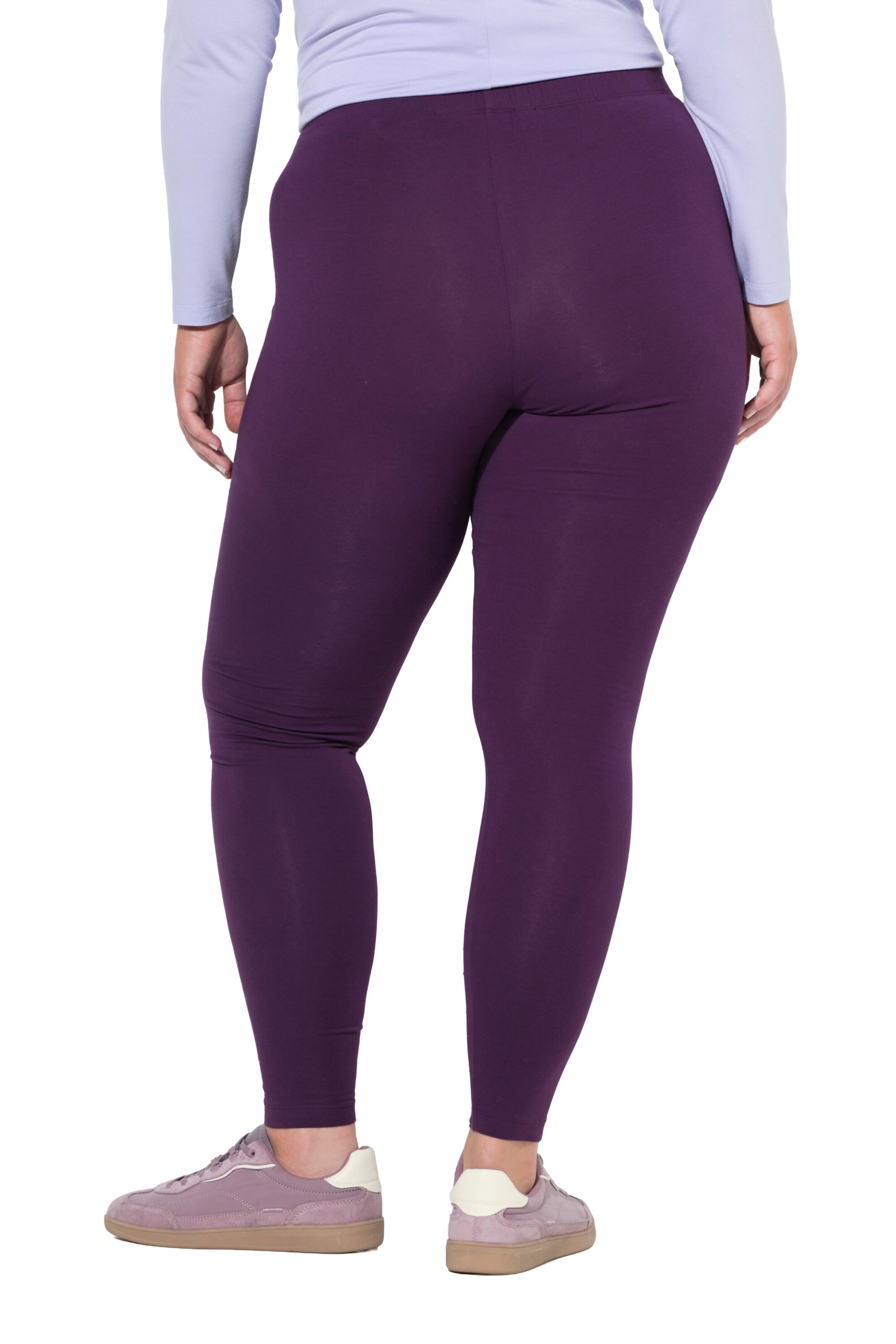 MIAMODA Skinny Leggings in Purple