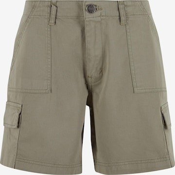 Urban Classics Карго панталон в зелено: отпред