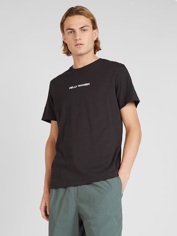 melns HELLY HANSEN T-Krekls: no priekšpuses