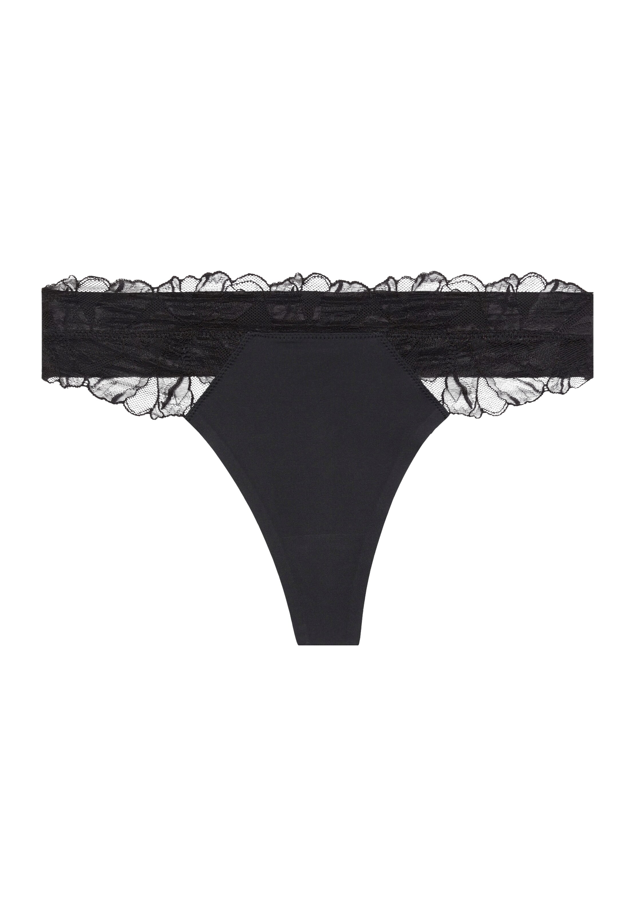 Calvin Klein String i svart: framsida
