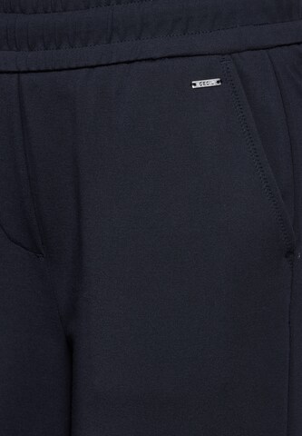 CECIL Loose fit Pants in Blue
