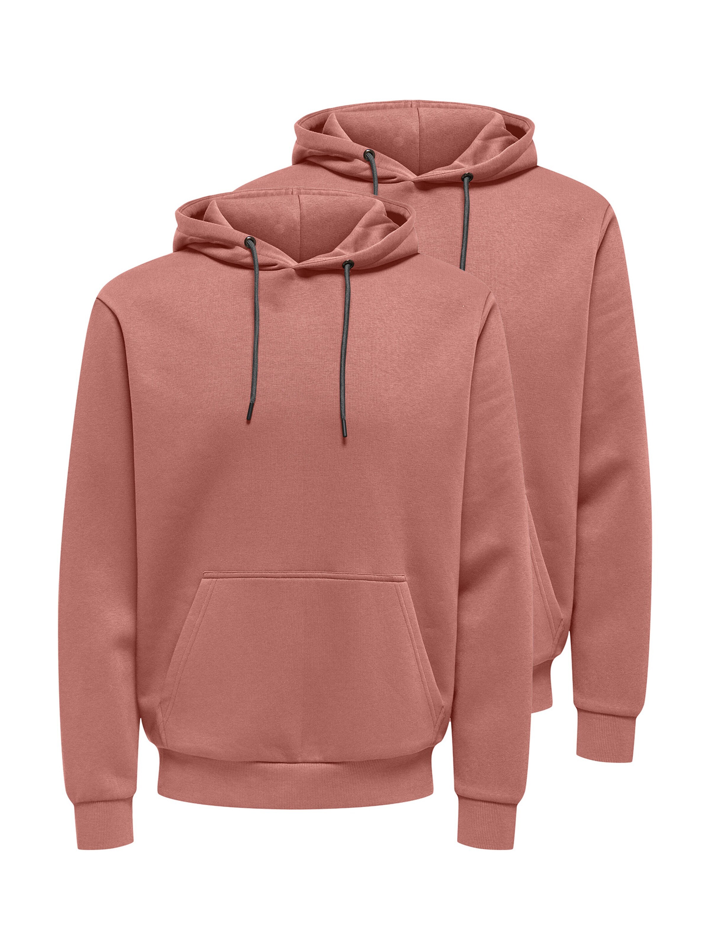 Only & Sons Sweatshirt 'Ceres' in Red: front